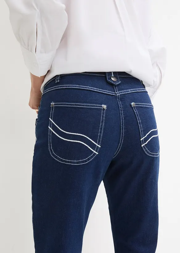 Jean corsaire, taille mi-haute, bonprix