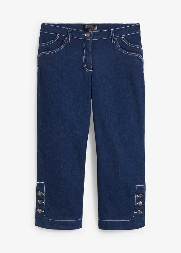 Jean corsaire, taille mi-haute, bonprix
