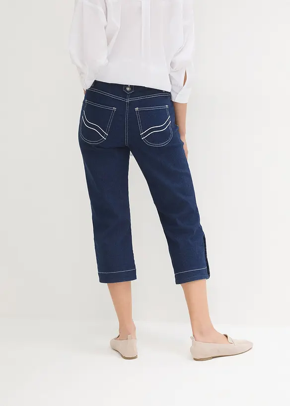 Jean corsaire, taille mi-haute, bonprix