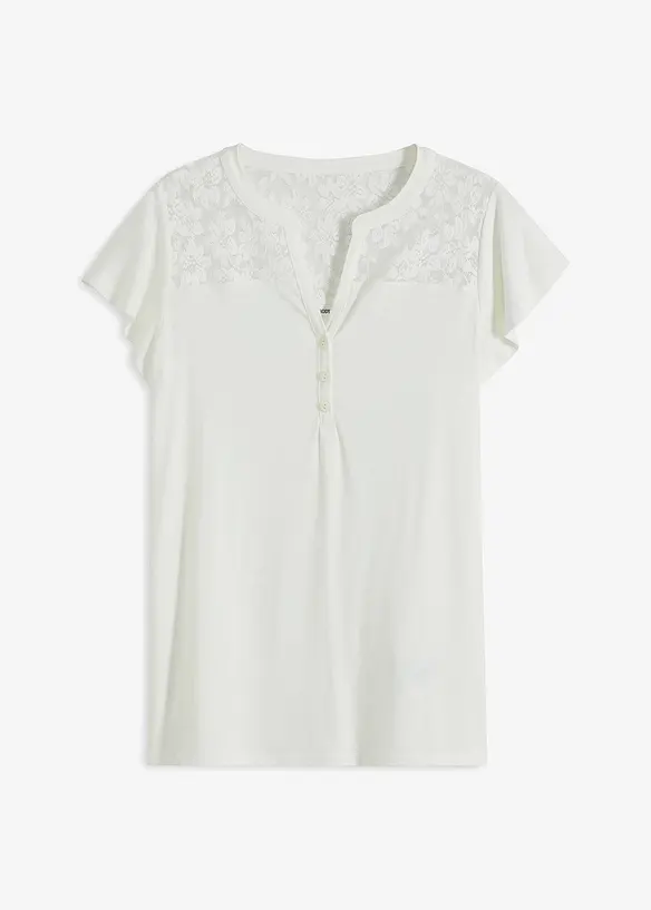 Henleyshir aus Viskose-Mix, bonprix