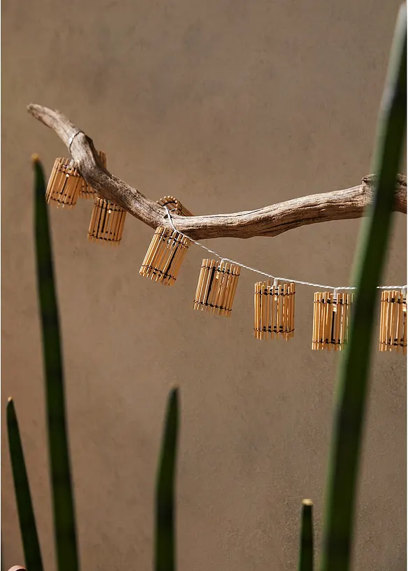 Guirlande lumineuse LED Bambou, bonprix