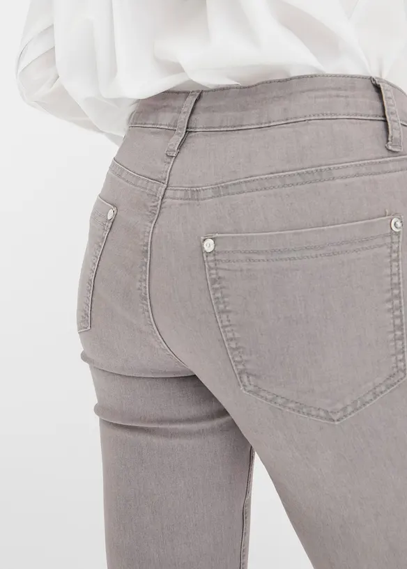 Jean très extensible en matière légère, bonprix
