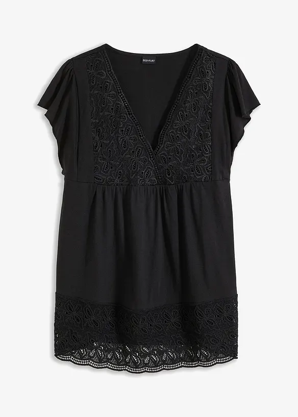 Shirt in Viskose-Baumwoll-Mix, bonprix