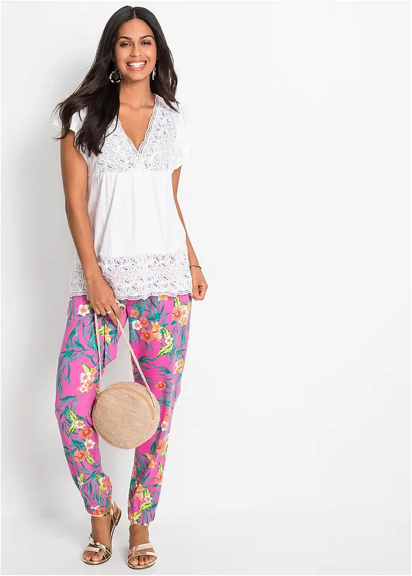Shirt in Viskose-Baumwoll-Mix, bonprix