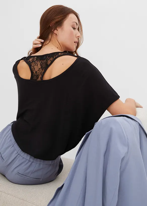 T-shirt en viscose extensible, bonprix