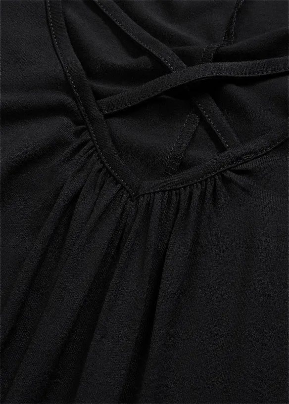 T-shirt avec détail en viscose, bonprix