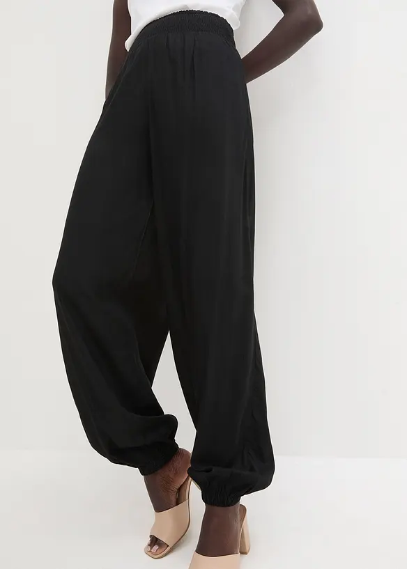 Ballonhose aus flie&szlig;ender Viskose, bonprix