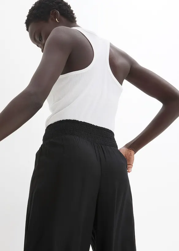 Ballonhose aus flie&szlig;ender Viskose, bonprix