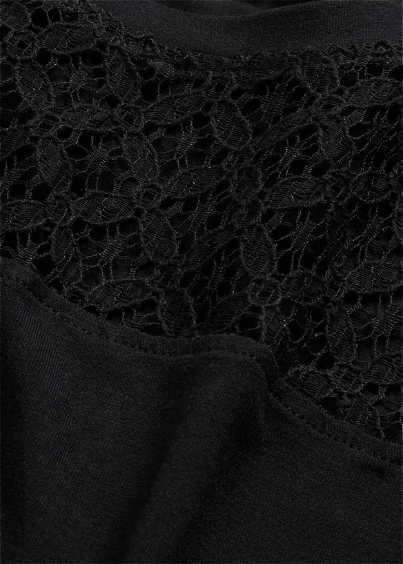 Shirt mit Spitze, bonprix