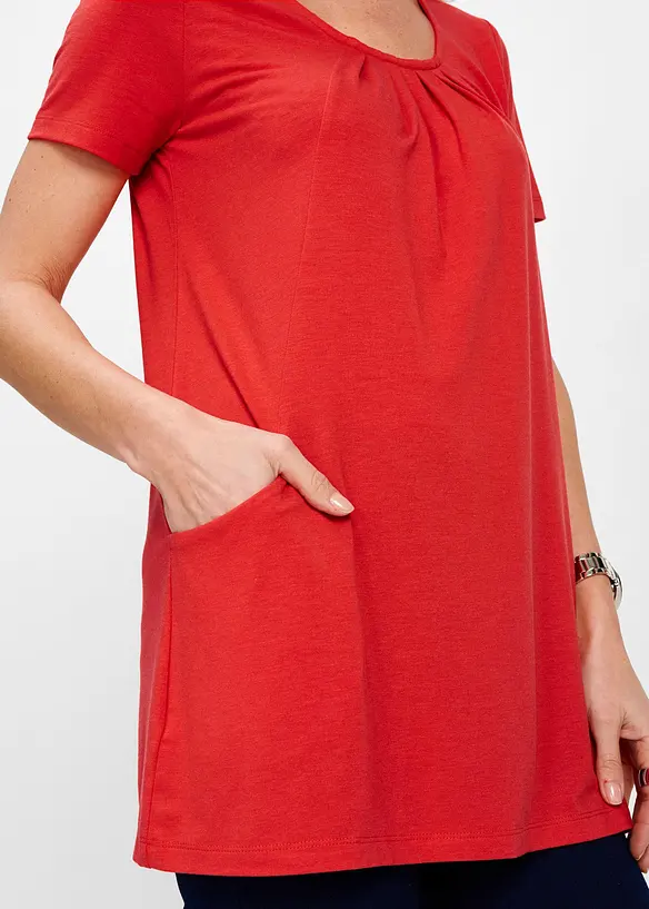 Longshirt mit Viskose, bonprix