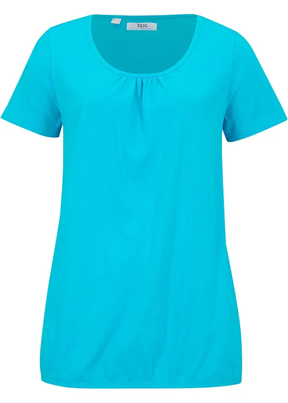 Shirt aus reiner Baumwolle, Kurzarm, bonprix