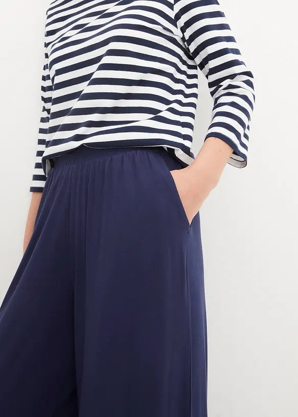 Pantalon 7/8 en jersey viscose, bonprix