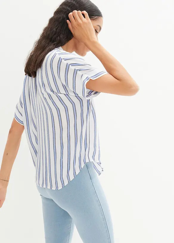 Chemisier fluide en cr&eacute;pon de viscose, bonprix