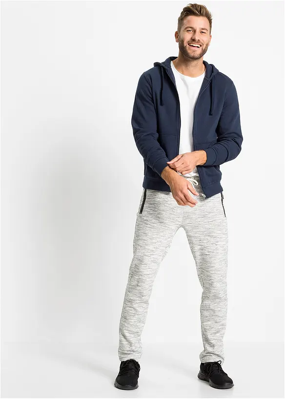 Sweat zippé à capuche, bonprix