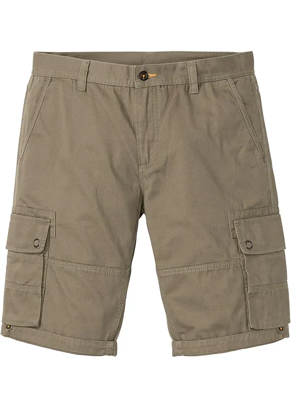 Bermuda cargo 100% coton, Regular, bonprix