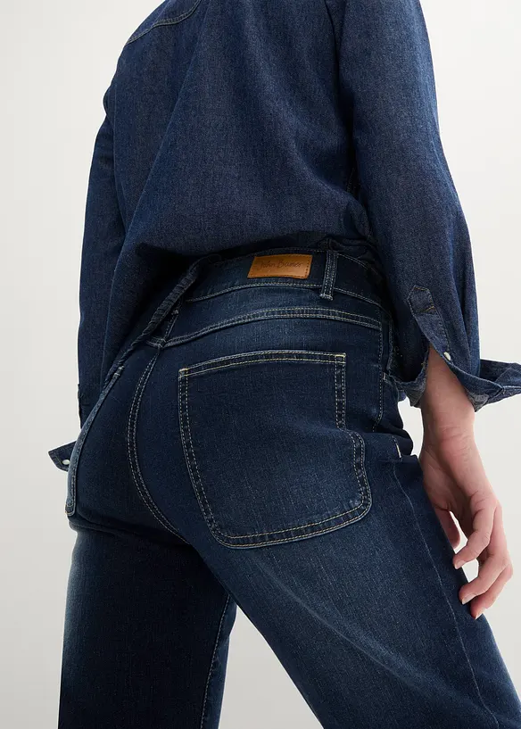 Jean Boyfriend taille moyenne, cropped, John Baner JEANSWEAR