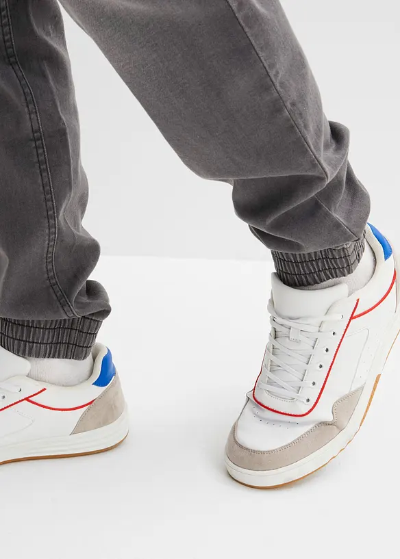 Regular Fit Jeans-Jogger mit Komfortbund, Straight, bonprix