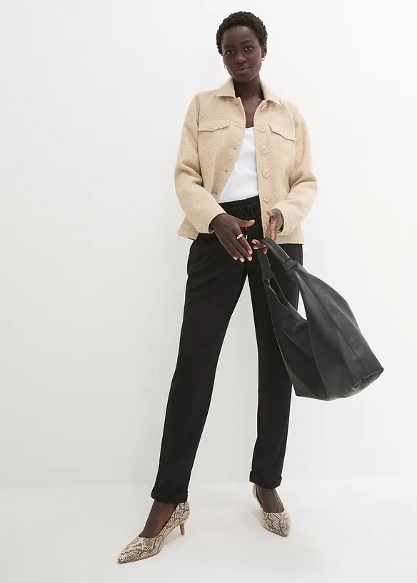 Pantalon jogger en viscose mélangée, bonprix
