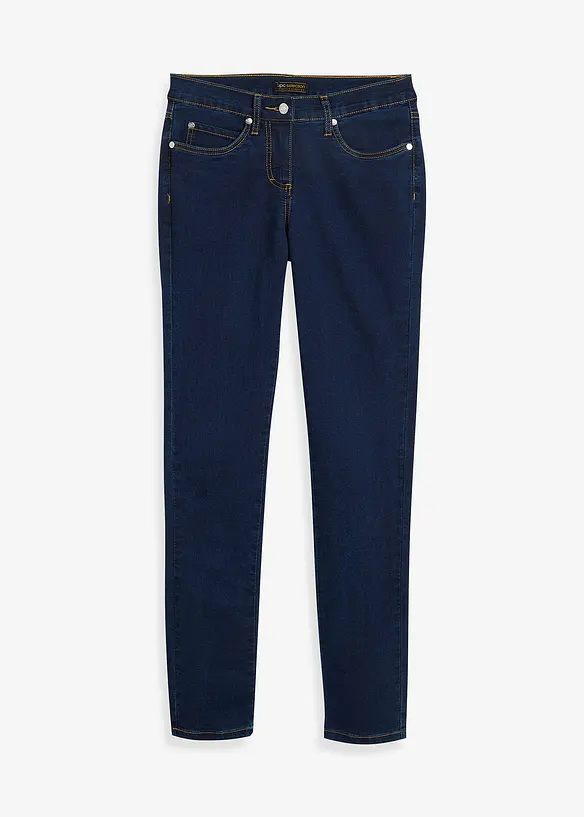 Slim-Fit-Jeans Mid Waist, Super Stretch, bonprix