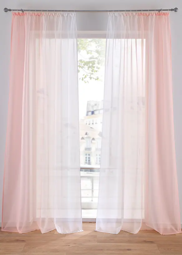 Voilages à effet ombré (2 pces), bonprix
