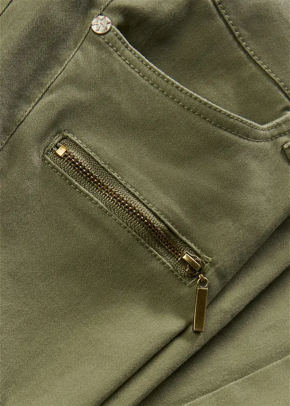 Cargohose aus elastischem Baumwoll-Mix, bonprix