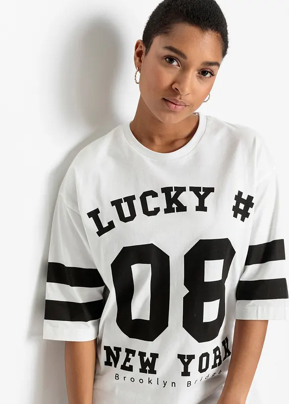 Oversize-Shirt aus reiner Bio-Baumwolle, bonprix