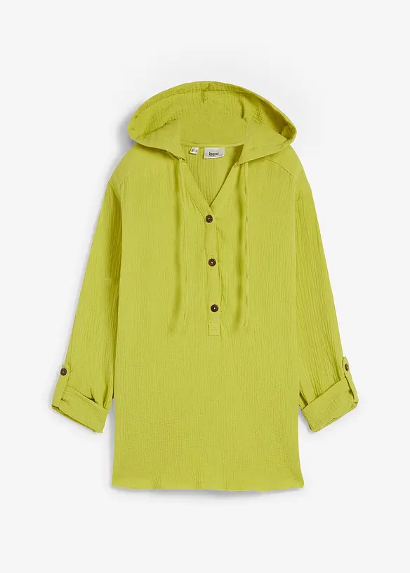 Musselin-Bluse aus reiner Baumwolle, bonprix