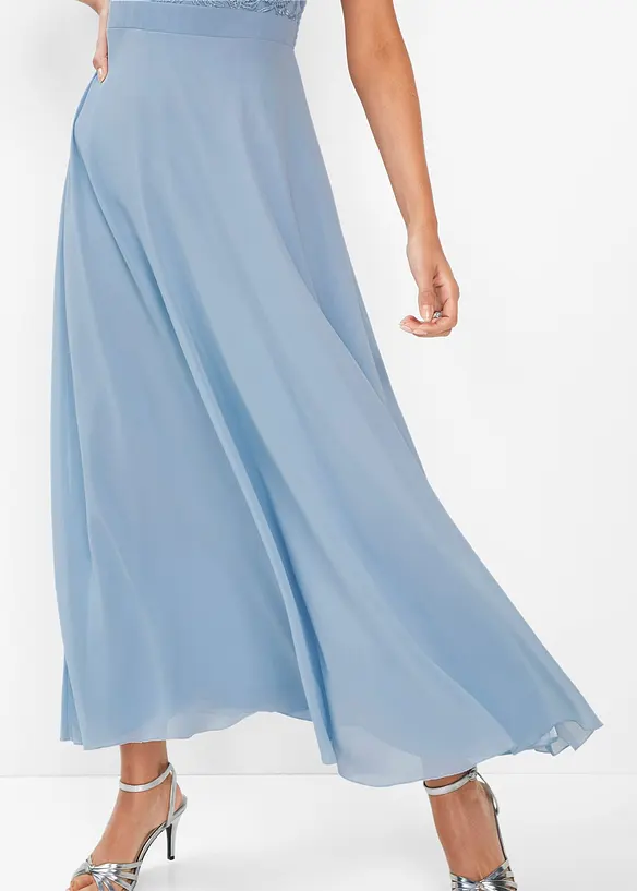 Robe longue avec dentelle, bonprix