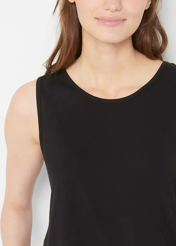Long-Top aus softer Viskose, 2er- Pack, bonprix