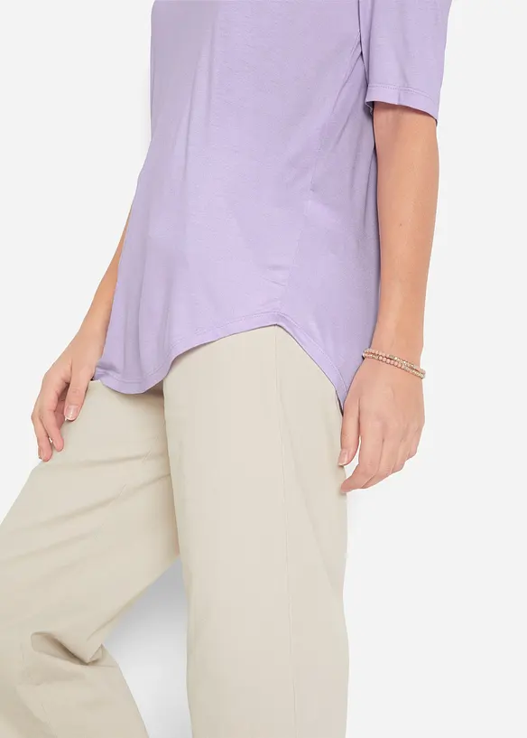 Longshirt aus softer Viskose, 2er-Pack, bonprix