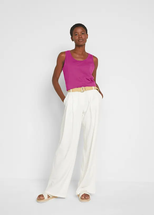 Long-Top aus reiner Baumwolle (5er Pack), bonprix