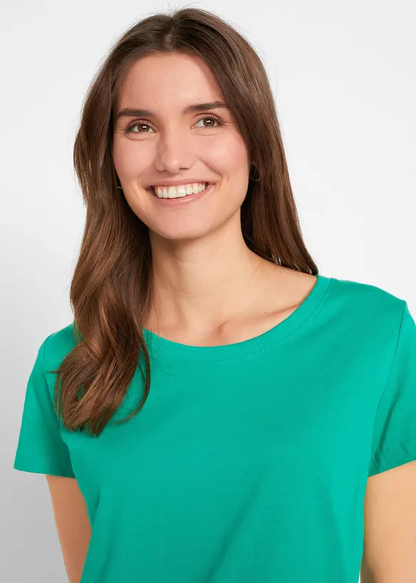 Lot de 5 T-shirts col rond, bonprix