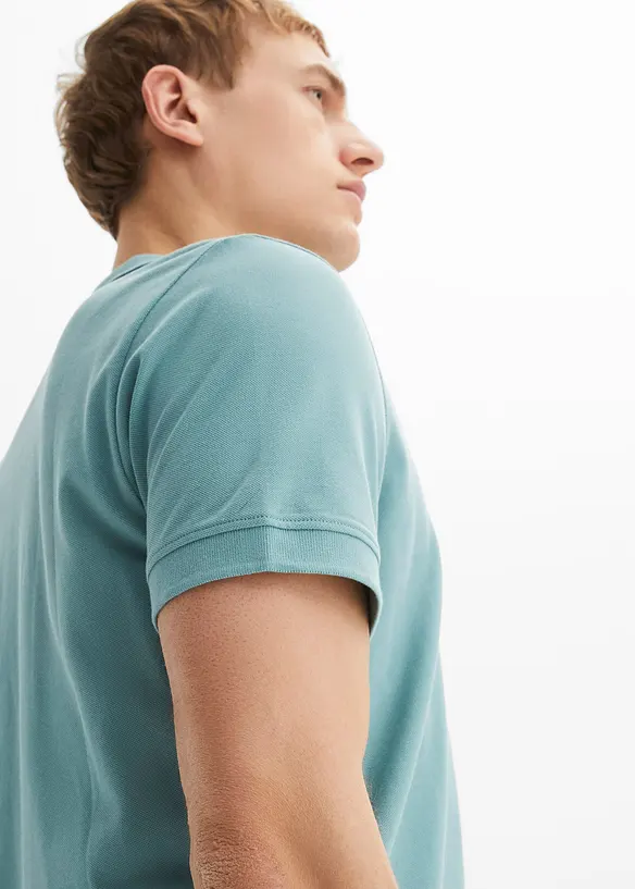 Piqué-Poloshirt aus reiner Bio-Baumwolle, bonprix