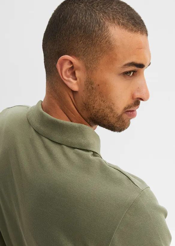 Piqué-Poloshirt aus reiner Bio-Baumwolle, bonprix