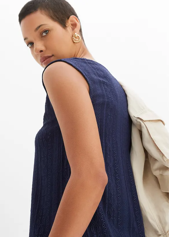 Top en broderie anglaise, bonprix