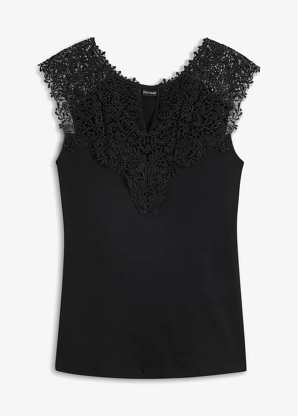 Shirt mit Spitze, bonprix