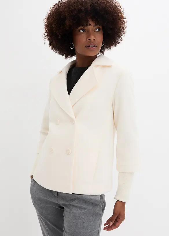 Cabanjacke mit Strickärmeln, bonprix