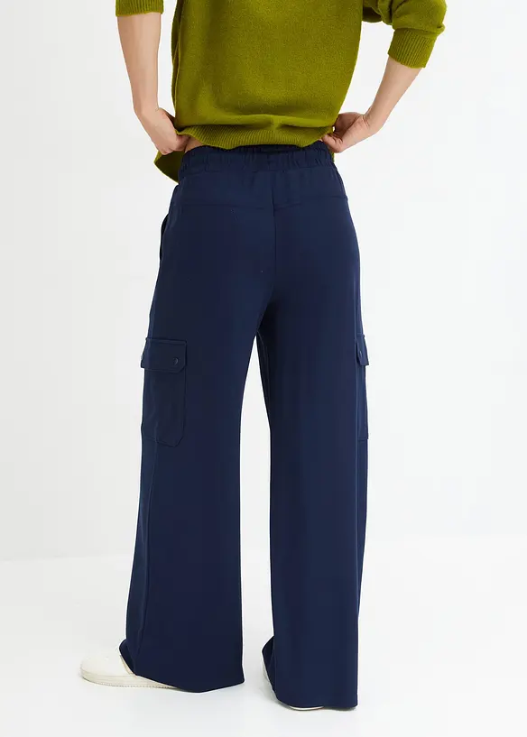 Pantalon cargo en jersey Milano, bonprix