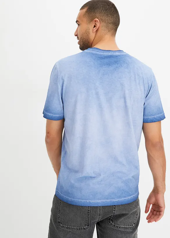 T-shirt en coton, aspect délavé, bonprix