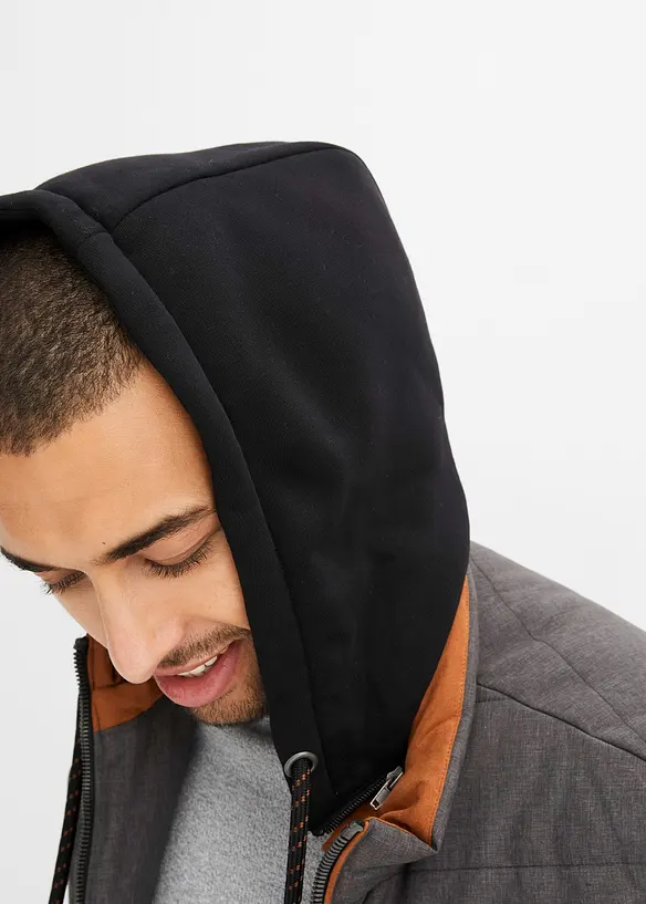 Steppweste mit abnehmbarer Kapuze, bonprix