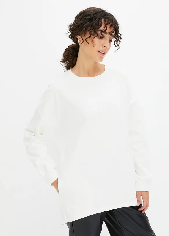 Sweat-shirt oversize 100% coton, bonprix