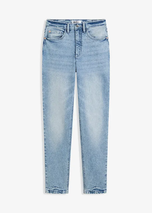 Jean mom taille haute, extensible, bonprix