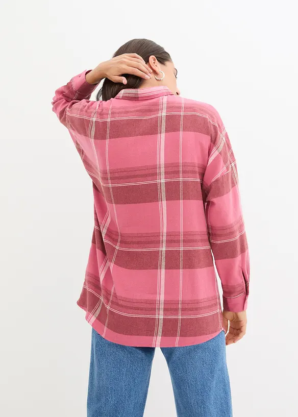 Chemisier en flanelle 100% coton, bonprix