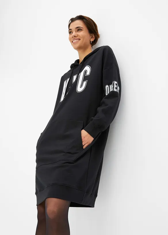 Sweatkleid aus reiner Bio-Baumwolle, bonprix
