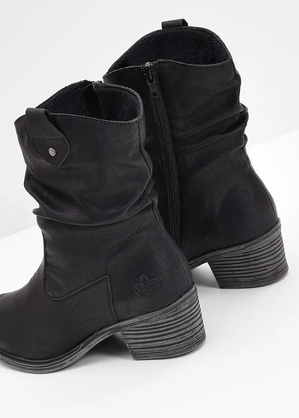 Bottines cowboy Rieker fourr&eacute;es et confortables, Rieker