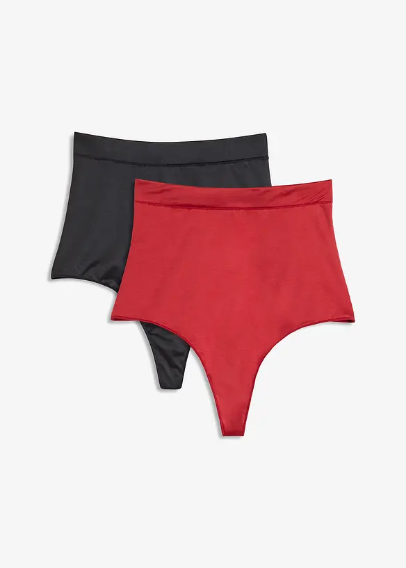 Shape String mit Glanzeffekt und leichter Formkraft (2er Pack), bonprix