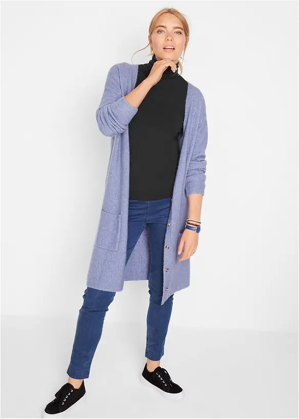 Langarmshirt mit  reiner Bio-Baumwolle, bonprix