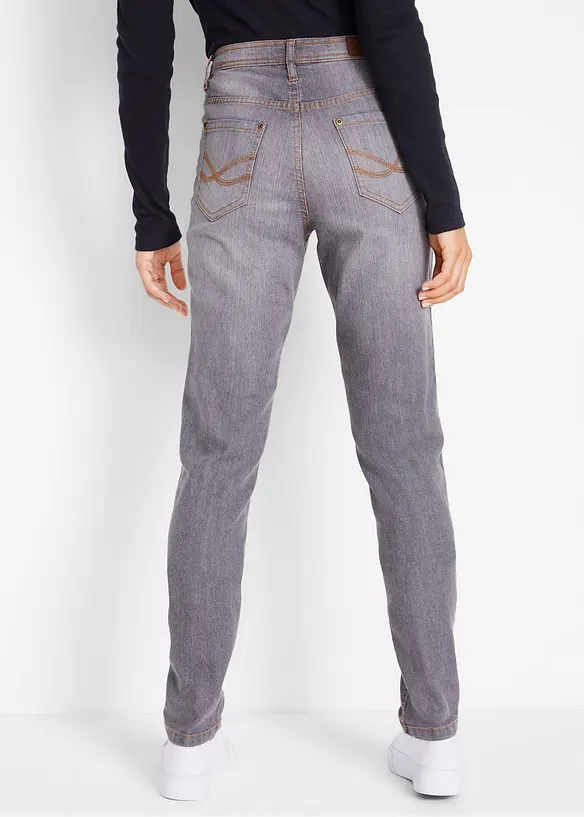 Jean Mom extensible, taille mi-haute, bonprix