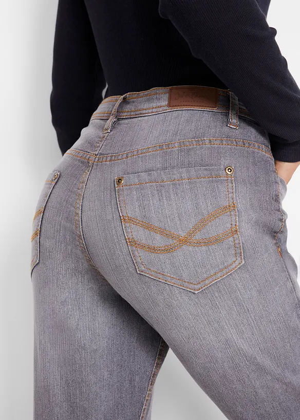Jean Mom extensible, taille mi-haute, bonprix