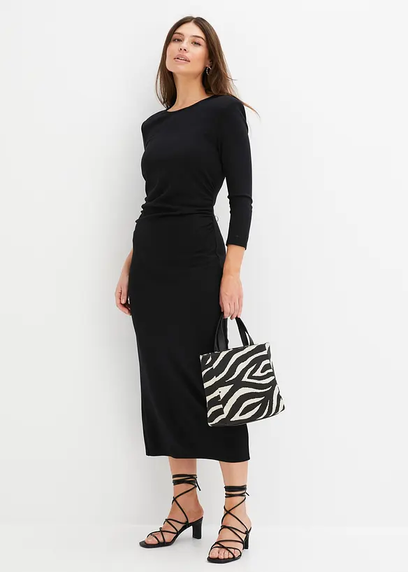 Kleid mit Raffung, bonprix